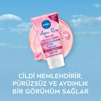 Nivea Aqua Rose Makeup Cleansing Gel - Hydrating, Gentle, Dermatologically Tested - 5.07 fl oz