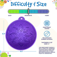 Garden of Eatin' Tipsy Bowl - Wobble Lick Mat for Dogs & Cats | USA Made - BIG FRENCHIES