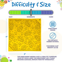 Autumn eMat - Enrichment Lick Mat For Dogs and Cats| Fall Leaves Design | SodaPup - BIG FRENCHIES