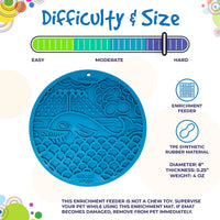 Whale eMat - Enrichment Lick Mat for Dogs and Cats - with Suction Cups | Whale Design | USA Made - BIG FRENCHIES