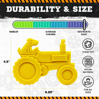 Tractor Nylon Dog Toy for Aggressive Chewers | USA Made | SodaPup - BIG FRENCHIES