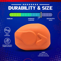 Roasted Turkey Dog Chew Toy & Treat Dispenser - USA Made | SodaPup - BIG FRENCHIES