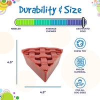 Cherry Pie Nylon Dog Chew Toy for Aggressive Chewers | USA Made | SodaPup - BIG FRENCHIES