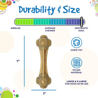 Knuckle Bone Nylon Dog Chew Toy for Aggressive Chewers | Made in USA - BIG FRENCHIES