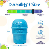 Ice Cream Cone Rubber Dog Chew Toy for Power Chewers | USA Made | SodaPup - BIG FRENCHIES