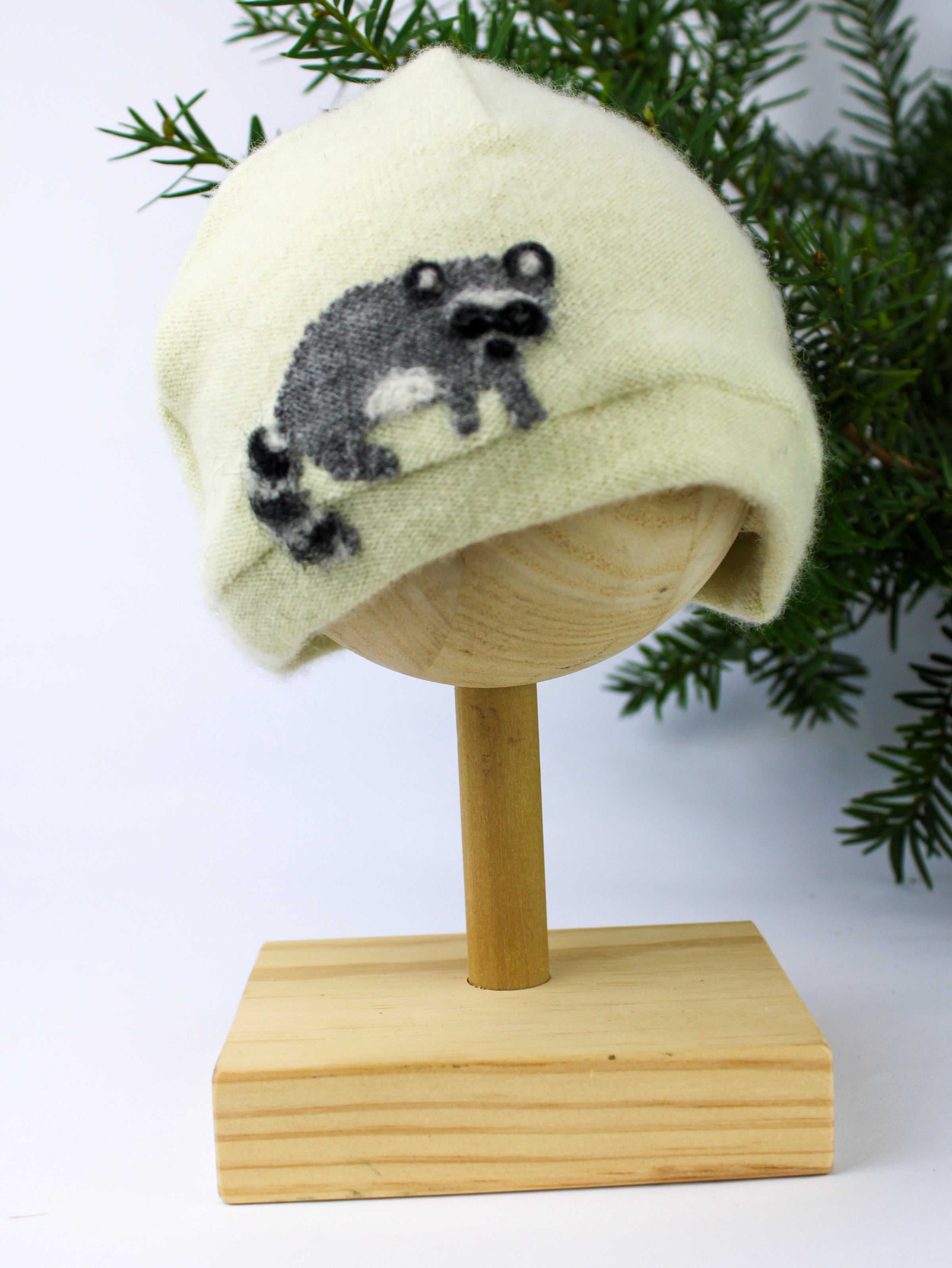 Raccoon Cashmere Hat - Baby - BIG FRENCHIES