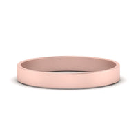 5 mm Flat Gold Wedding Band