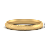 5 Mm Lightweight Rock Texture Mens Wedding Band