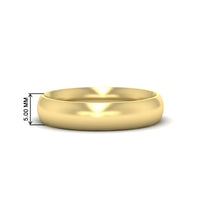 Minimalist 4mm Mens Wedding Band