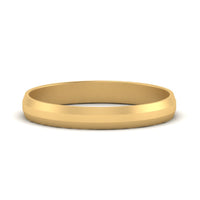 Wedding Band Beveled Edge Matte