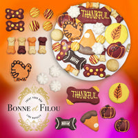 Thankful Themed Dog Treats Gift Box - BIG FRENCHIES