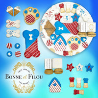 USA Themed Dog Treats Gift Box - BIG FRENCHIES