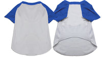 Custom Screen Print Raglan Shirt for Dogs Cats Pets