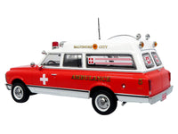 1969 Chevrolet C-10 Ambulance "Baltimore City Fire Department" White and Red "5 Alarm" Series Limited Edition 1/50 Diecast Model by Iconic Replicas