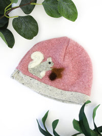 Squirrel Cashmere Hat - Newborn - BIG FRENCHIES