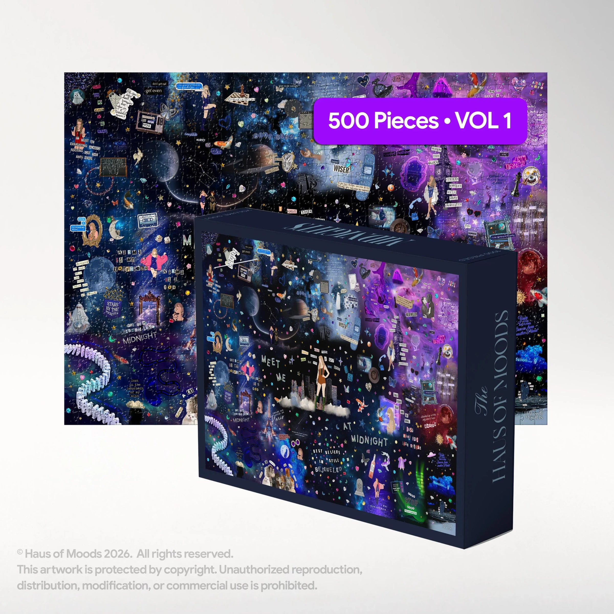 Midnights Lyrics & Easter Eggs Puzzle © - BIG FRENCHIES