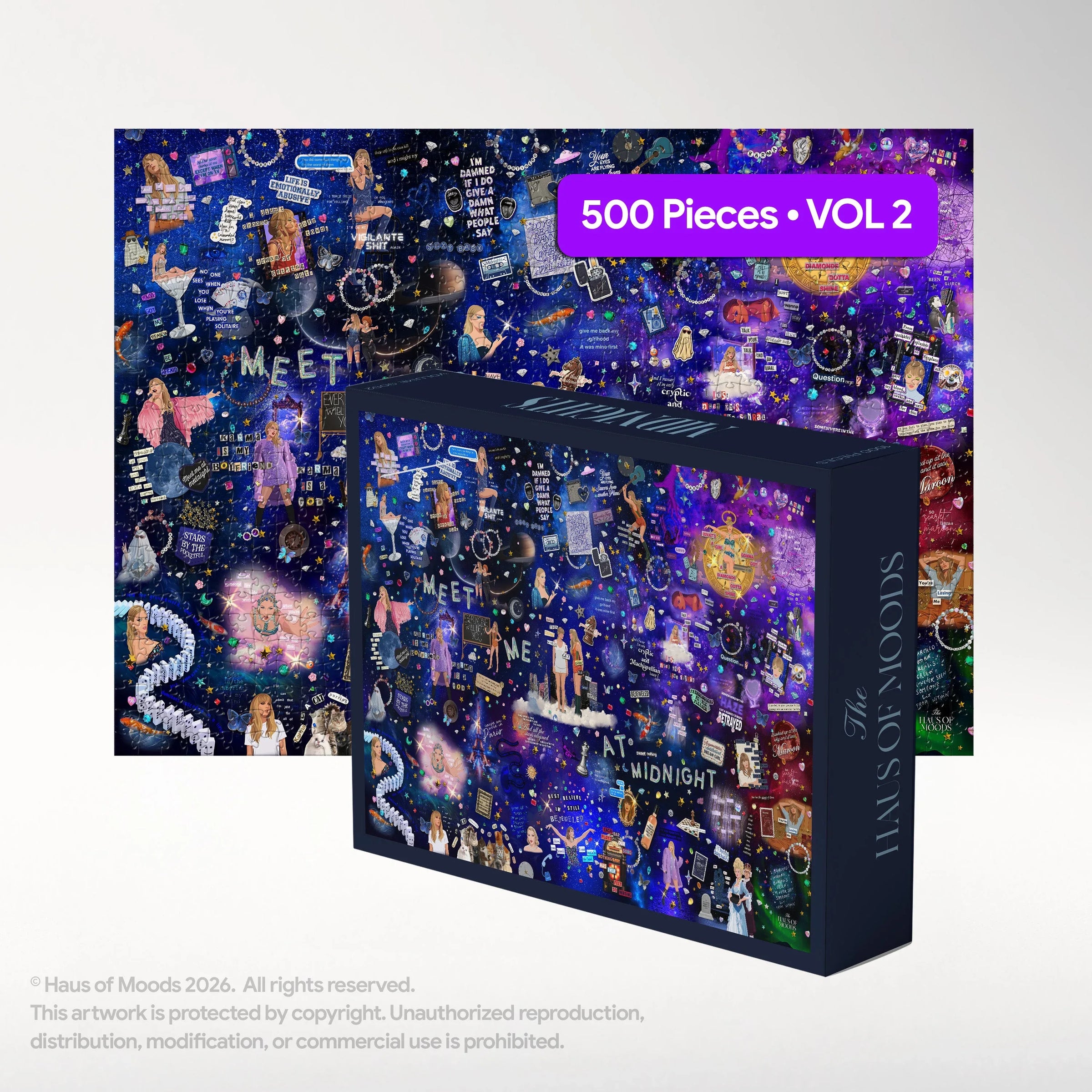 Midnights Lyrics & Easter Eggs Puzzle © - BIG FRENCHIES