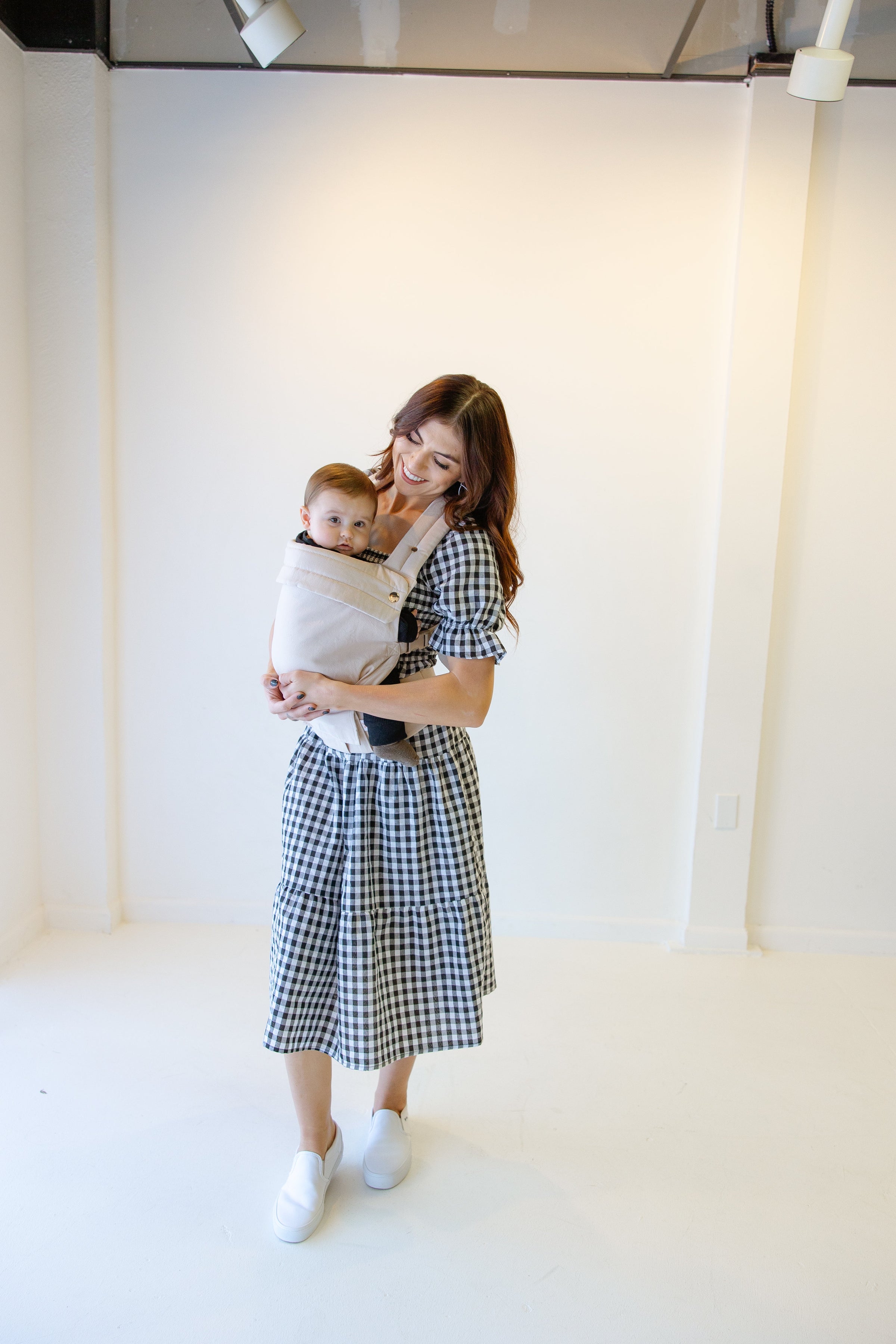 Coco Cream - Cotton Linen Baby Carrier (7-35 lbs)