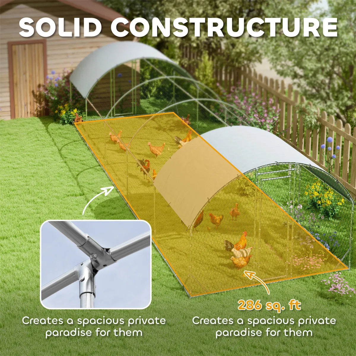 Metal Chicken, Chicken Coop