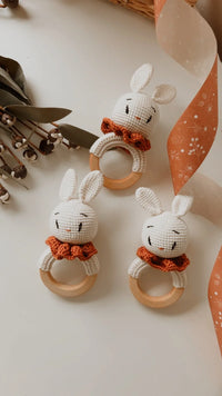 Bunny Rattle Teether (Gender Neutral Bunny) - BIG FRENCHIES