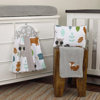 NoJo Dreamer Little Woodland Friends 8 Piece Nursery Crib Bedding Set - BIG FRENCHIES