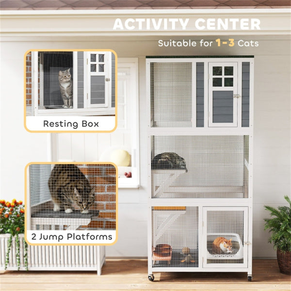 Pet Stairs Cat Climbing Tower Cat House