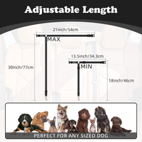 2 Pack Dog Seat Belt For Car, Headrest Restraint Safety Leads