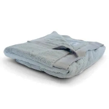 Luxury Satin Border Blanket - Silver - BIG FRENCHIES