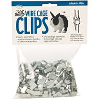 Pet Lodge Wire Cage Clips Repair & Assemble Small Animal Cages 1 lb Pack 2-Pack