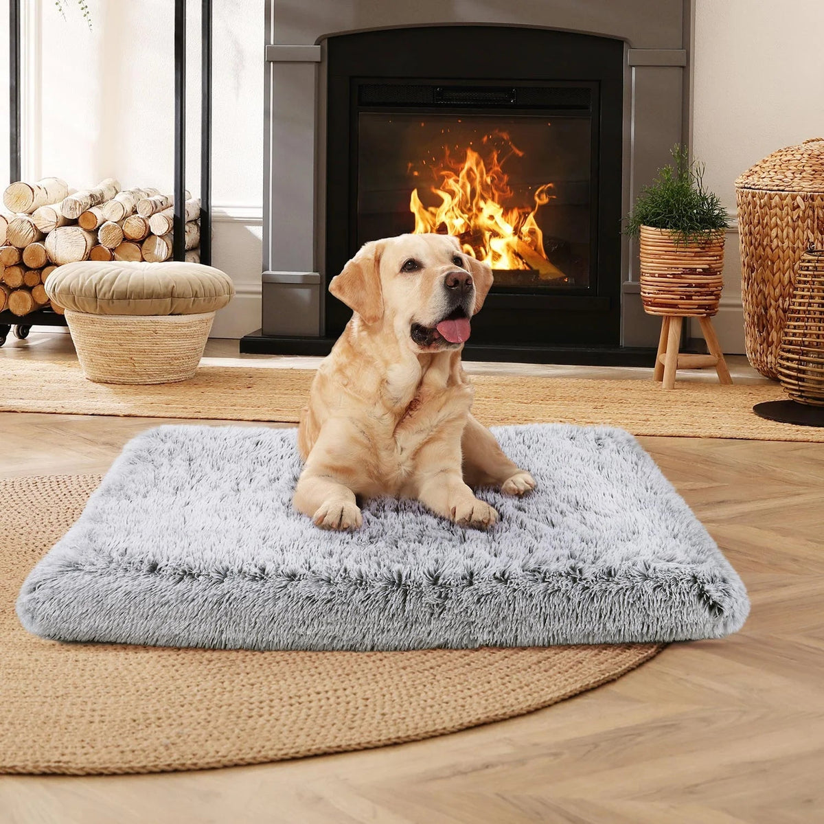 Dog gray Bed for Large furry friend - BIG FRENCHIES