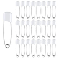 50Pcs Baby Safety Pins Plastic Head Cloth Diaper Pins Stainless Steel Sewing Safety Pins for Quilting Knitting Stitch Markers Stainless Steel Nappy Pins for Quilting Sewing Locking Safety Pins - BIG FRENCHIES