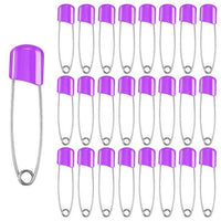 50Pcs Baby Safety Pins Plastic Head Cloth Diaper Pins Stainless Steel Sewing Safety Pins for Quilting Knitting Stitch Markers Stainless Steel Nappy Pins for Quilting Sewing Locking Safety Pins - BIG FRENCHIES