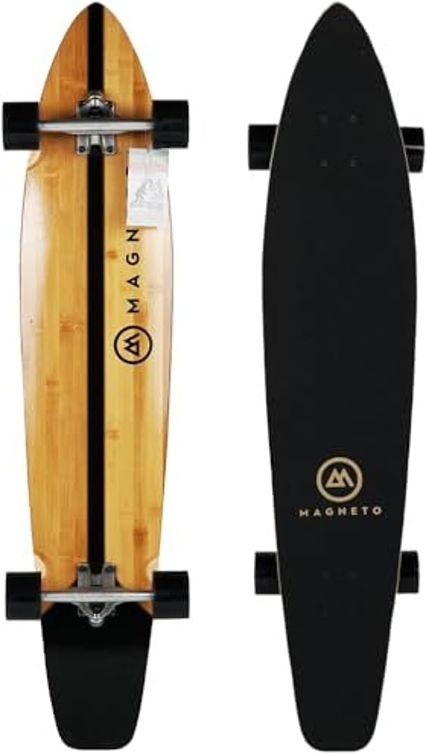 Magneto 44 inch Kicktail Cruiser Longboard Skateboard - Retro Surf
