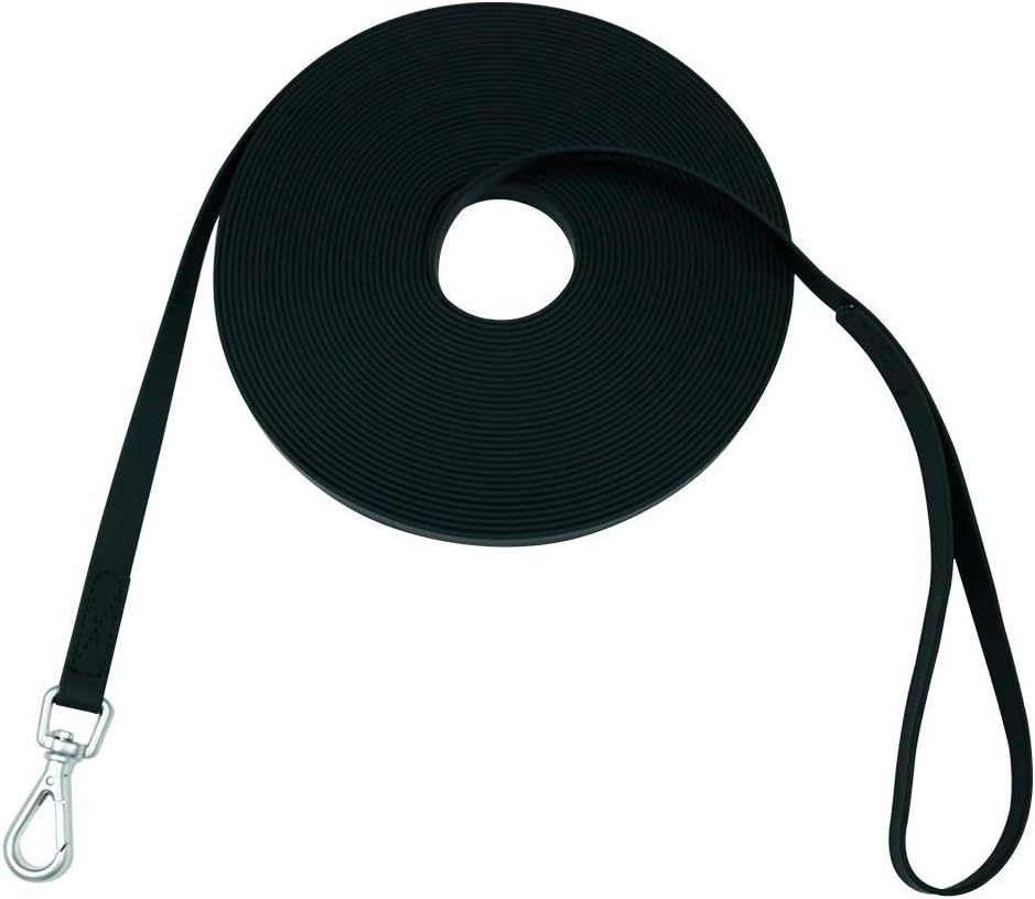 Waterproof Dog Training Leash 50FT 30FT 15FT 10FT 5FT Heavy Duty - 10FT / Black