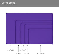 Reopet Silicone Pet Feeding Mat - Purple / 24" x 16" - image 2