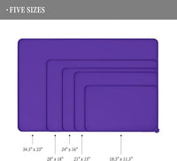 Waterproof Pet Feeding Mat with High Raised Edges, Heavier and Thicker Placemats for Cat Dog Water Bowl with BPA Free, Dogs Cats Food Mats for Messy Drinkers to Prevent Spill and Protect Floors