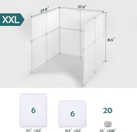 MEEXPAWS Cat Litter Box Enclosure, Splash Guard - XXL - L27.9"×W27.9"×H31.5" - image 4