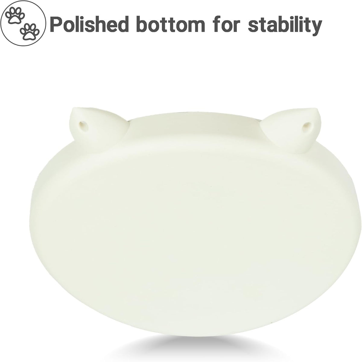 Slow Feeder Cat Bowl, Easy to Clean Silicone Bowl - Purple and White - image 4
