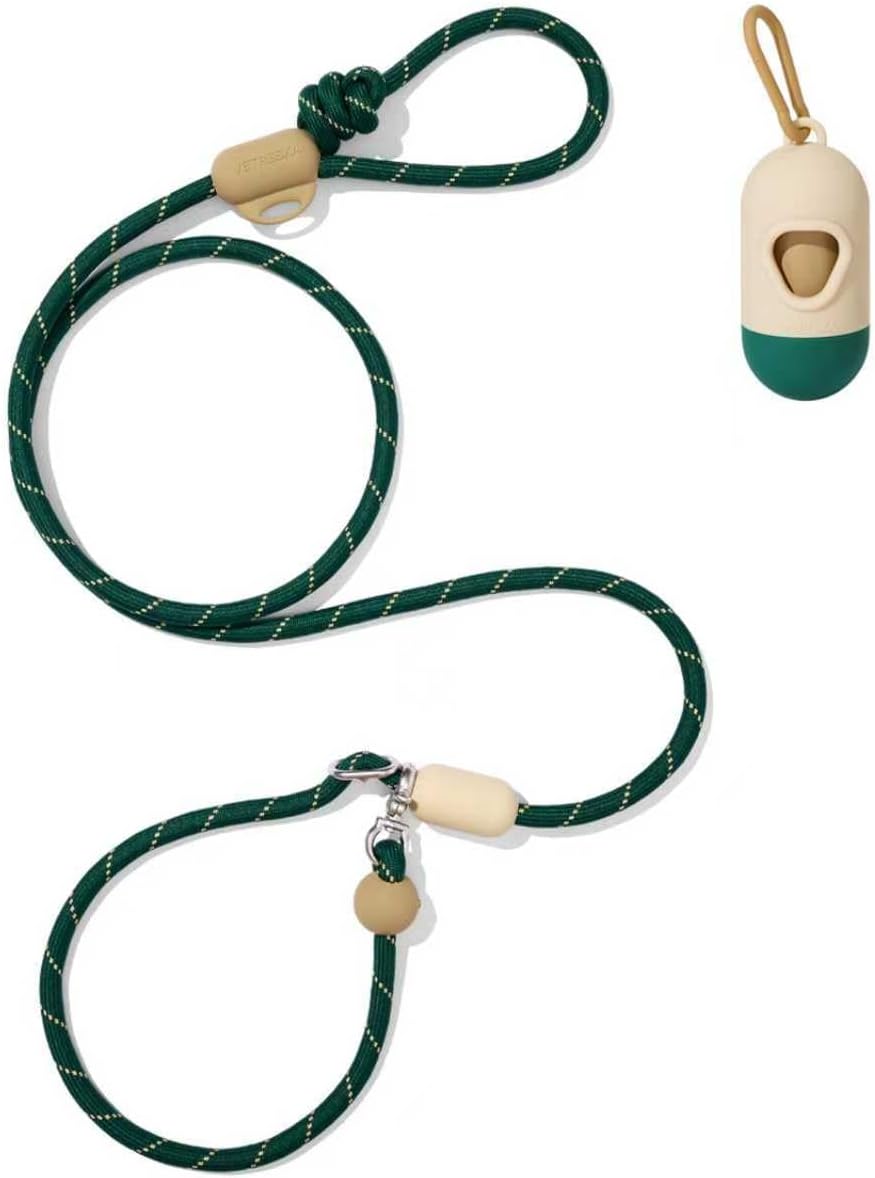 VETRESKA Hands-Free Dog Leash - Santal Forest Green