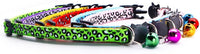 Reflective 2 Pack Breakaway Cat Collars with Bell Leopard Pattern - Pink - image 3