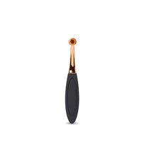 Eye Envy ProPowder Applicator Brush for Dogs and Cats. Use to safely and evenly apply Tear Stain Powder. Small. Washable superfine fiber hair. Long tapered bristles. Ergonomic handle