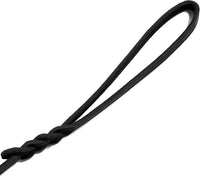 Guiding Star Leather Dog Leash 6ft x 3/4 inch Heavy Duty Training - Black / 6ft x 1/3 inch - image 3