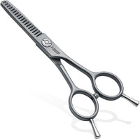 4.5" Thinning Shears for Dogs Grooming Face with Safety Round Tip for Small Dogs Face Paw Ears Trimmer Professional Small Cat Grooming Scissors (4.5" Blender, Gray)