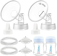 Maymom Pump Parts Compatible with Spectra S1 S2 9 Plus Breastpump - 18mm Flange