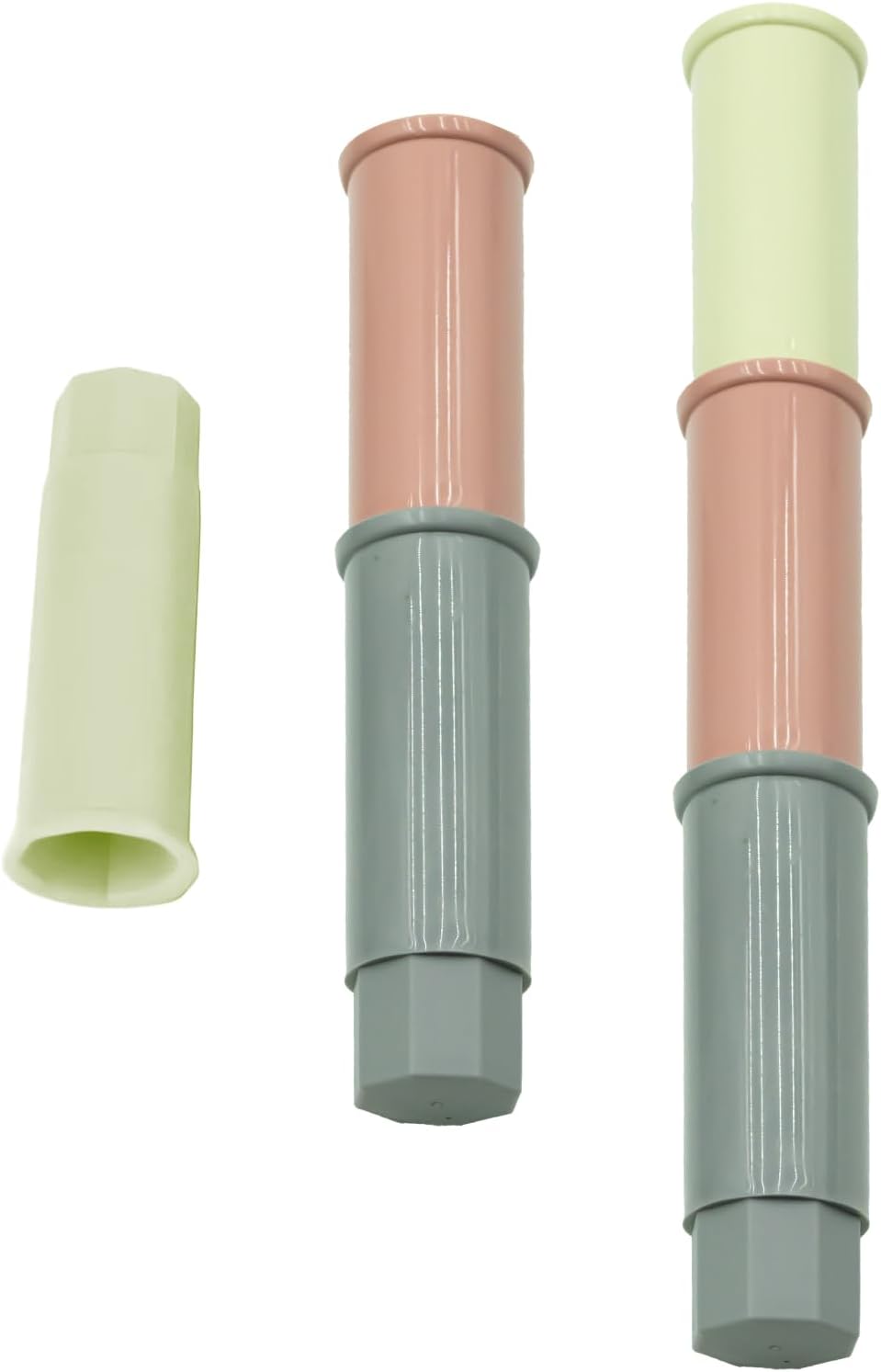 Pet Standing Water Dispenser Cat Dog Standing Bowl with Detachable - Grey/Grey Pink/Green Grey / Adjustable Rods and Grey Water Tap - image 4