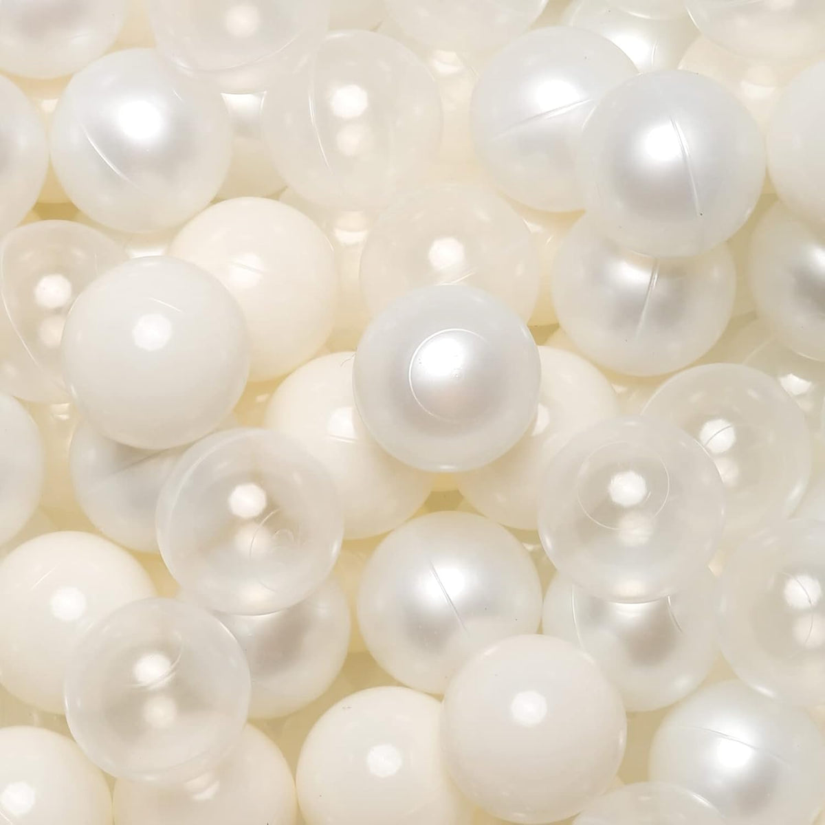 Realhaha Ball Pit Balls Baby Plastic Playpen Playball 2.15″ - Beige / 200 balls
