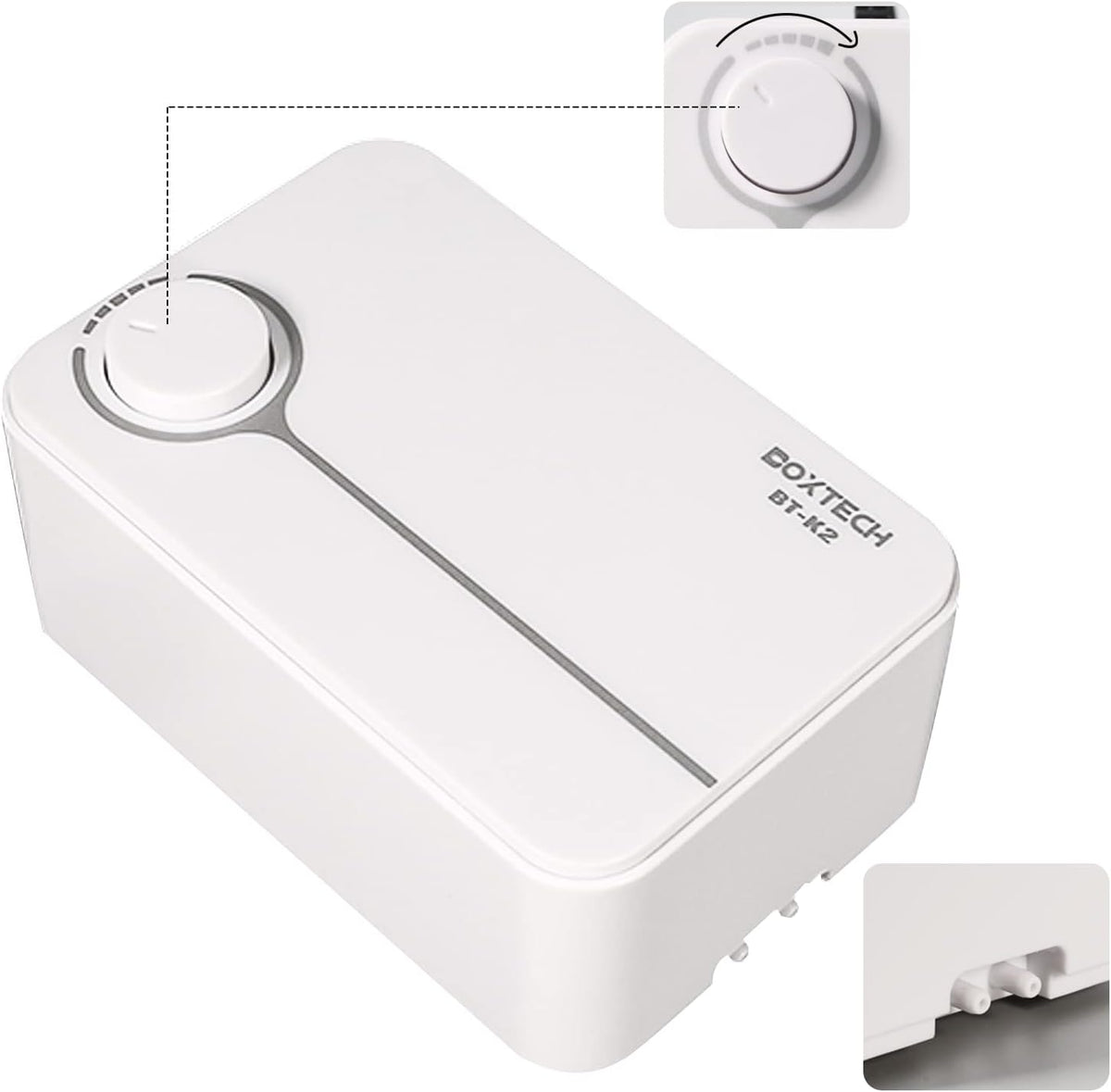 Boxtec Aquarium Ultra-Quiet Air Pump 8w - White-K2 5W