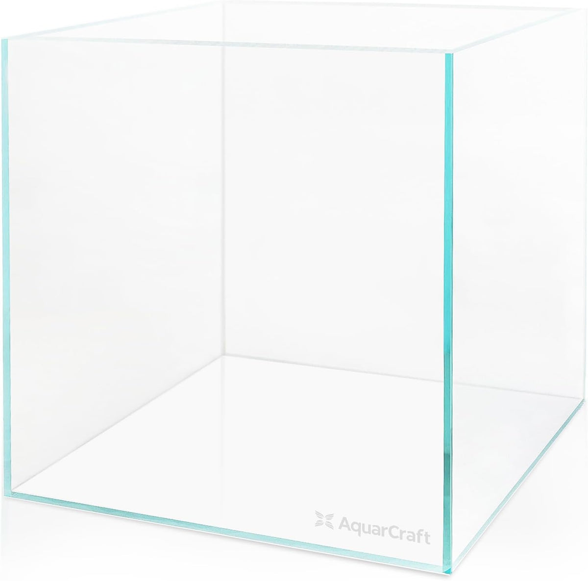 3.5 Gallon Rimless Aquarium, Ultra Clear Nano Betta Tank – Essentials for Fish - Cube / 4.1Gallons