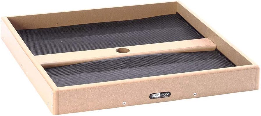 Birds Choice Pole Mount Seed Catcher Platform Feeder, Medium