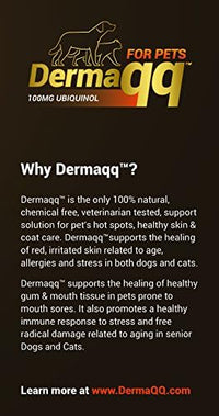 Dermaqq Dog & Cat Hot Spots, Hair Loss, Dermatitis Support